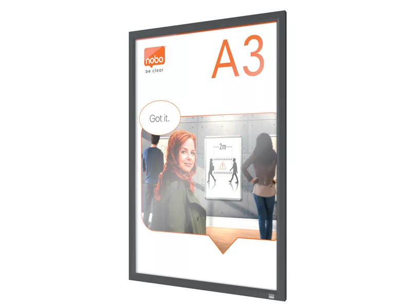 Cornice a Clip Impression Pro Nobo - A3 - 1915581 (Grafite)