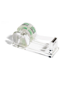 Dispenser per Nastro Adesivo Lebez - 33 m - 80421 (Trasparente)