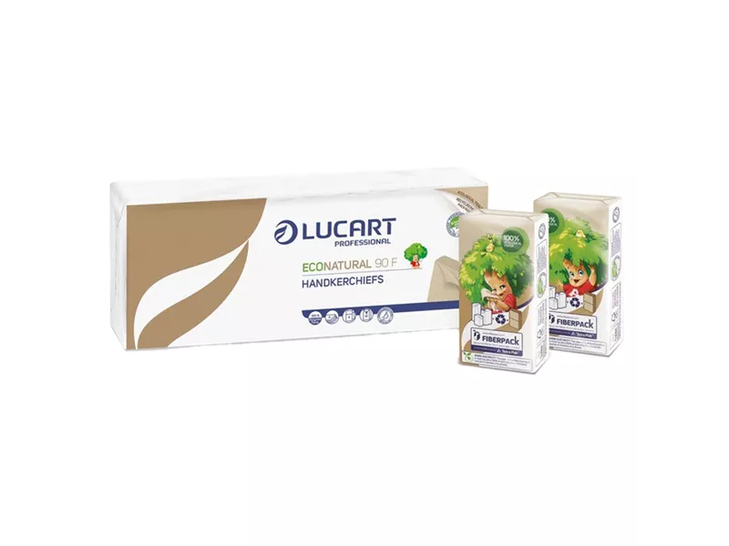 Fazzoletti Econatural Lucart - 4 Veli - 843166J (Avana Conf. 10)