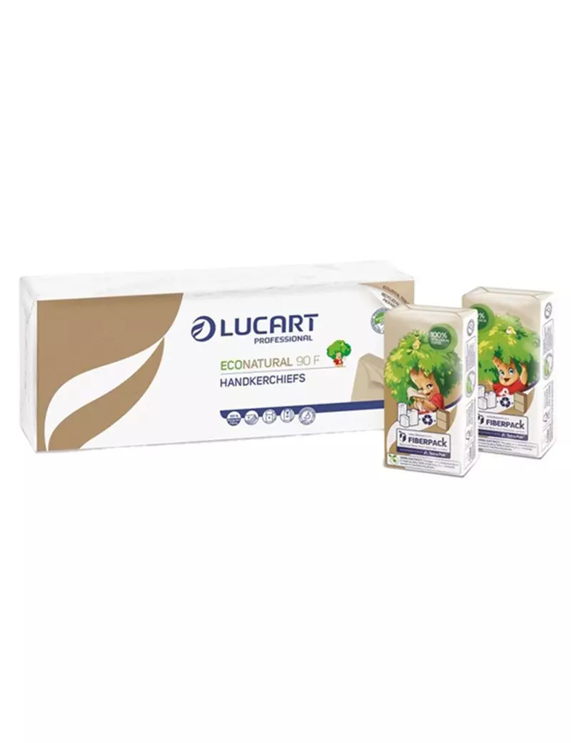 Fazzoletti Econatural Lucart - 4 Veli - 843166J (Avana Conf. 10) Fazzoletti Econatural Lucart - 4 Veli - 843166J (Avana Conf. 10)