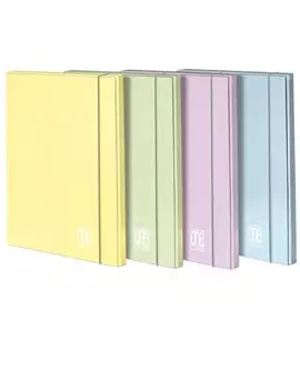 Cartellina 3 Lembi con Elastico Pastel One Color Blasetti - 26x35 cm - 7190 (Assortiti Pastello Conf. 6)