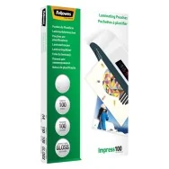 Pouches per Plastificatrici Impress100 Fellowes - 303x426 mm Lucida - 100 Micron - 5351205 (Trasparente Conf. 100)