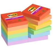 Post-it Notes Super Sticky 622-12SS-PLAY 3M - 47,6x47,6 mm - 7100290166 (Assortiti Playful Conf. 12)