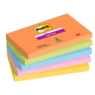Post-it Notes Super Sticky 655-5SS-BOOS 3M - 76x127 mm - 7100258793 (Assortiti Boost Conf. 5)