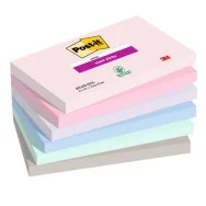 Post-it Notes Super Sticky 655-6SS-SOUL 3M - 76x127 mm - 7100259202 (Assortiti Soulful Conf. 6)