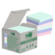 Post-it Notes Green 654-1GB 3M - 76x76 mm - 7100259123 (Assortiti Natural Conf. 6)