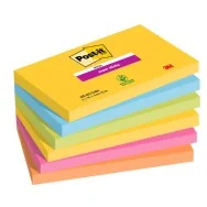 Post-it Notes Super Sticky 655-6SS-CARN 3M - 76x127 mm - 7100242804 (Assortiti Carnival Conf. 6)