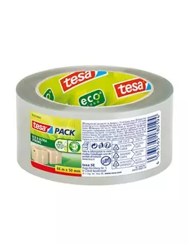 Nastro Adesivo Tesapack Eco Ultra Strong Ecologo Tesa - 50 mm x 66 m - 58297-00000-00 (Trasparente Conf. 6)
