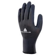 Guanti in Poliestere Spalmato in Lattice VE630 Delta Plus - Taglia 9 - VE630GR09 (Grigio e Nero)