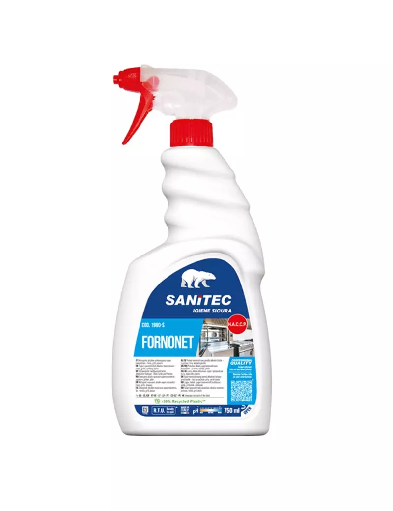 Detergente Alcalino Fornonet Sanitec - 1960-S - 750 ml Detergente Alcalino Fornonet Sanitec - 1960-S - 750 ml