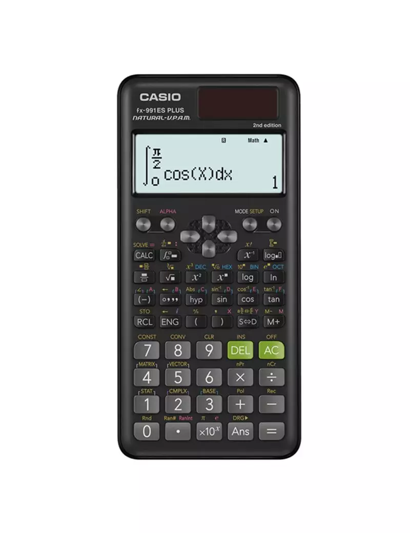 Calcolatrice Scientifica FX-991ES Plus Casio - FX-991ESPLUS-2WETV (Nero) Calcolatrice Scientifica FX-991ES Plus Casio - FX-991ESPLUS-2WETV (Nero)