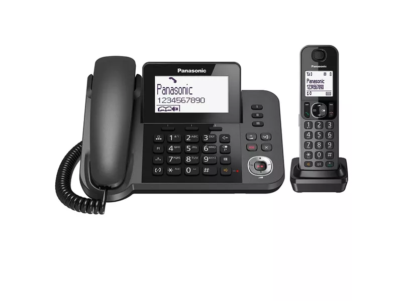 Telefono Cordless Centralino KX-TGF310EXM - 531812082 (Nero) Telefono Cordless Centralino KX-TGF310EXM - 531812082 (Nero)