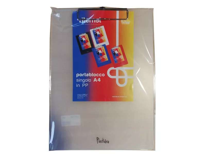 Portablocco con Molla in Metallo Iternet - A4 - 7071TR (Trasparente Opaco)