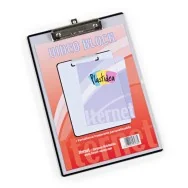 Portablocco Personalizzabile con Molla in Metallo Iternet - A4 - 7078 (Trasparente)