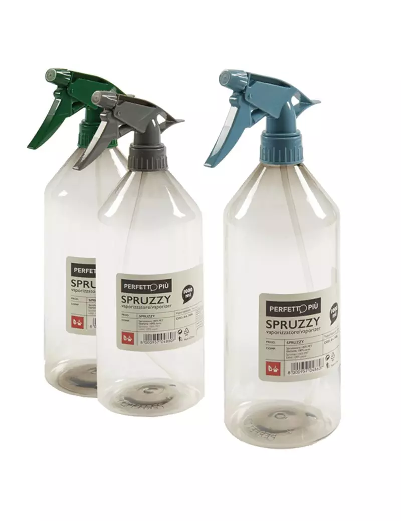 Spruzzino Spruzzy Perfetto - 1 Litro - 0486 (Assortiti) Spruzzino Spruzzy Perfetto - 1 Litro - 0486 (Assortiti)