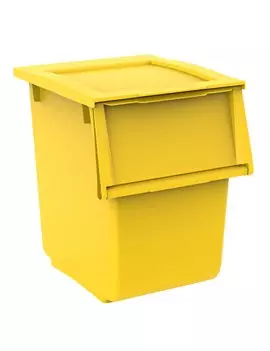 Contenitore Ecobin 25 Terry Store Age - 32,5x29x37 cm - 25 Litri - 1003027 (Giallo)