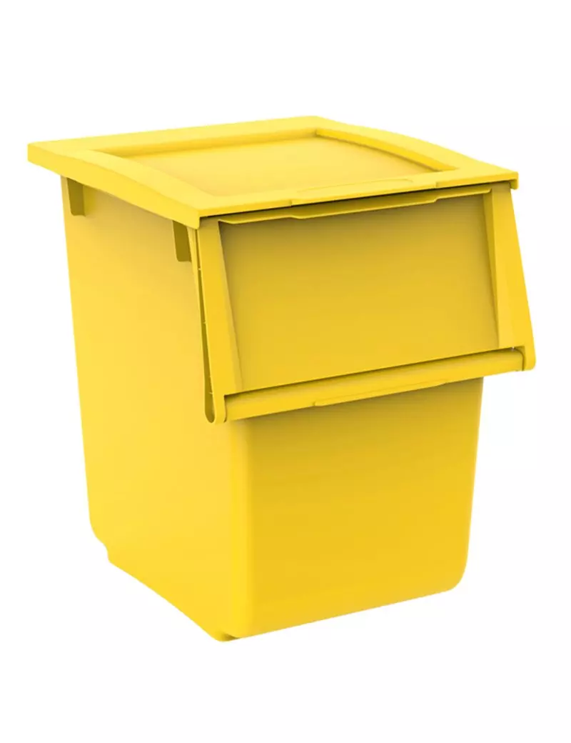 Contenitore Ecobin 25 Terry Store Age - 32,5x29x37 cm - 25 Litri - 1003027 (Giallo) Contenitore Ecobin 25 Terry Store Age - 32,5x29x37 cm - 25 Litri - 1003027 (Giallo)