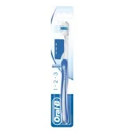 Spazzolino da Denti 1 2 3 Indicator Oral B - B25 (Blu e Grigio)