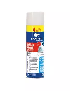 Spray Alcolico Igienizzante per Ambienti Sani Air Geyser Sanitec - 1843 - 500 ml