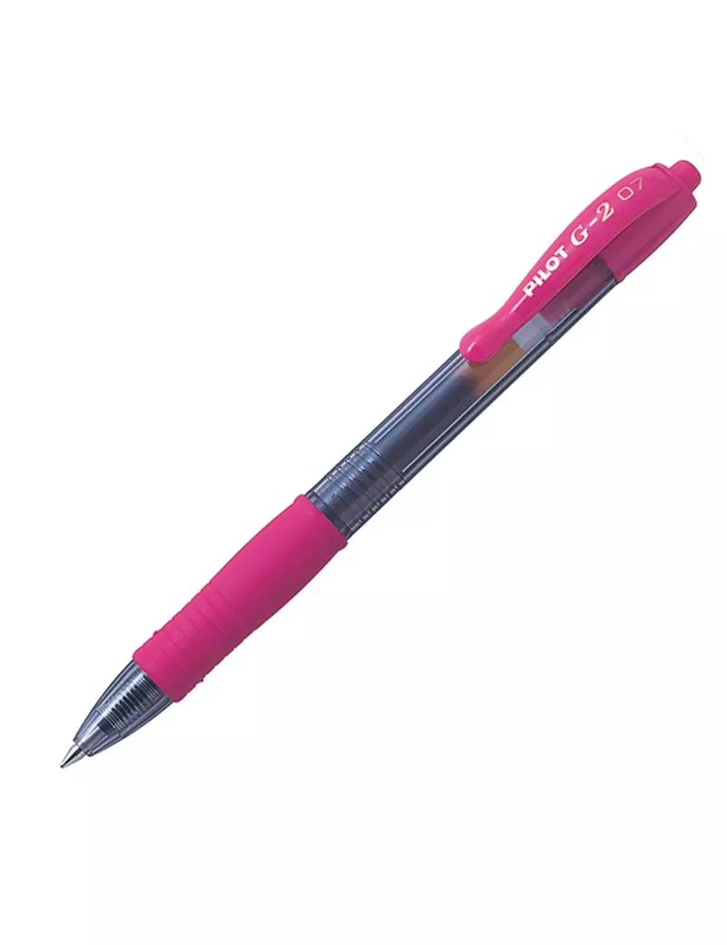 Penna Gel a Scatto G-2 Pilot - 0,7 mm - 001486 (Rosa) Penna Gel a Scatto G-2 Pilot - 0,7 mm - 001486 (Rosa)