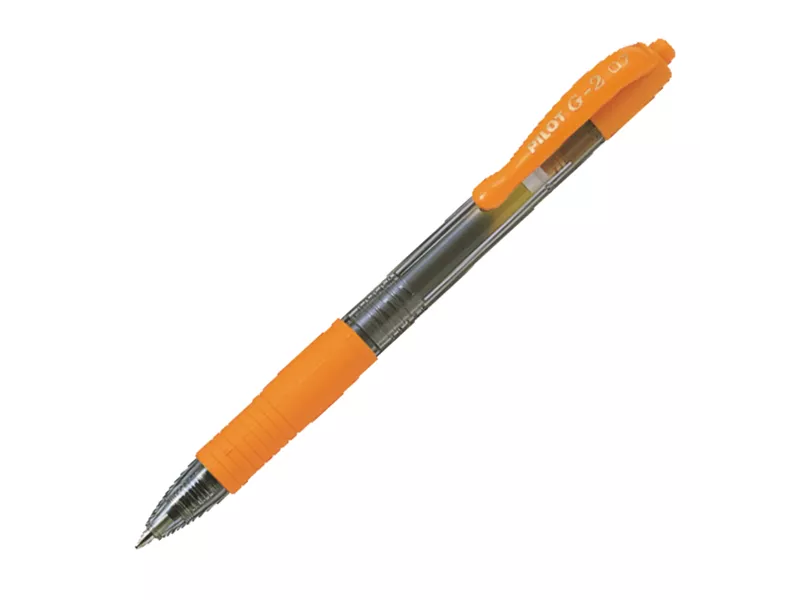 Penna Gel a Scatto G-2 Pilot - 0,7 mm - 001393 (Arancio)