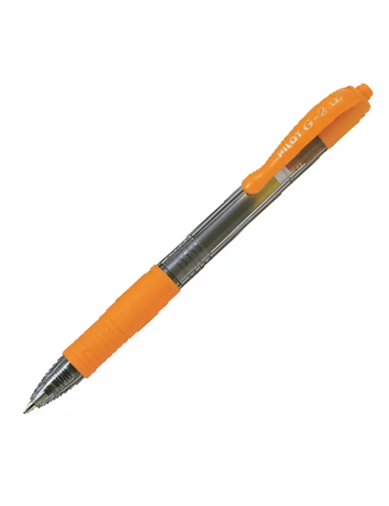Penna Gel a Scatto G-2 Pilot - 0,7 mm - 001393 (Arancio) Penna Gel a Scatto G-2 Pilot - 0,7 mm - 001393 (Arancio)