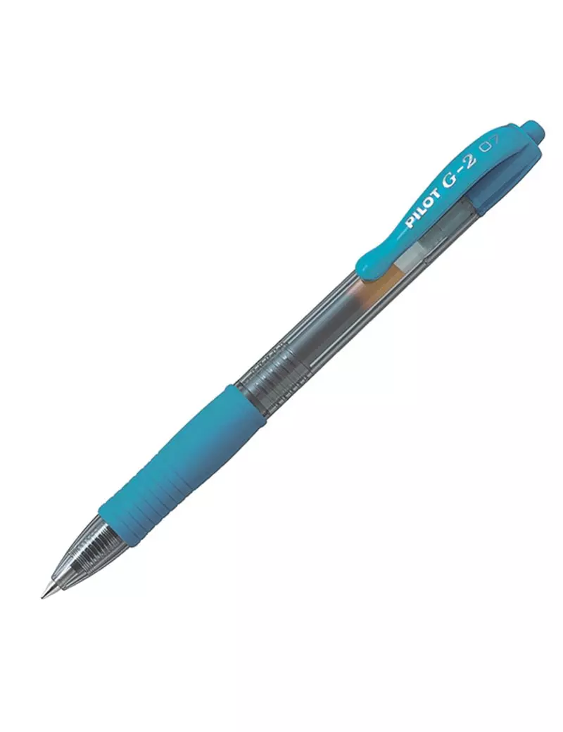 Penna Gel a Scatto G-2 Pilot - 0,7 mm - 001487 (Azzurro) Penna Gel a Scatto G-2 Pilot - 0,7 mm - 001487 (Azzurro)