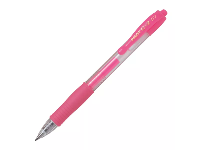 Penna Gel a Scatto G-2 Pilot - 0,7 mm - 001379 (Rosa Neon)