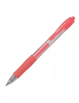 Penna Gel a Scatto G-2 Pilot - 0,7 mm - 001380 (Rosso Neon)
