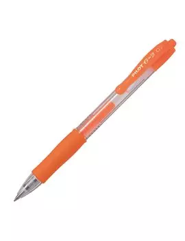 Penna Gel a Scatto G-2 Pilot - 0,7 mm - 001380 (Arancio Neon)