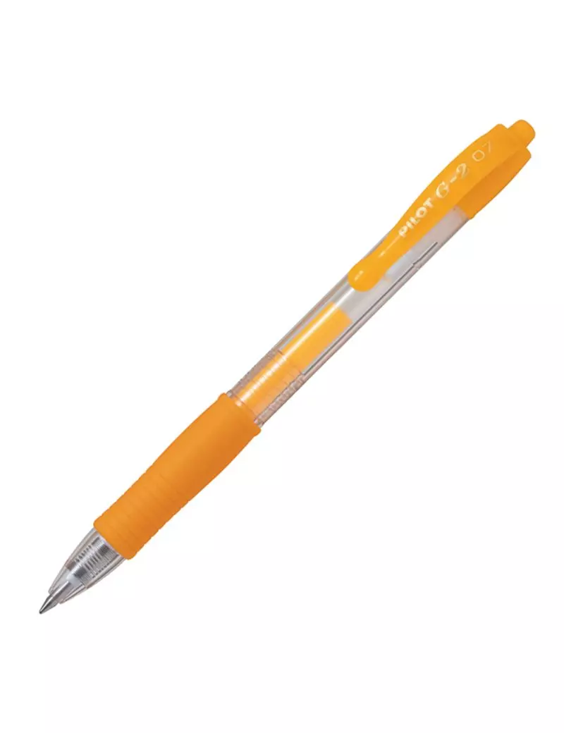 Penna Gel a Scatto G-2 Pilot - 0,7 mm - 001382 (Albicocca Neon) Penna Gel a Scatto G-2 Pilot - 0,7 mm - 001382 (Albicocca Neon)