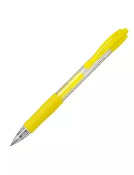 Penna Gel a Scatto G-2 Pilot - 0,7 mm - 001383 (Giallo Neon)