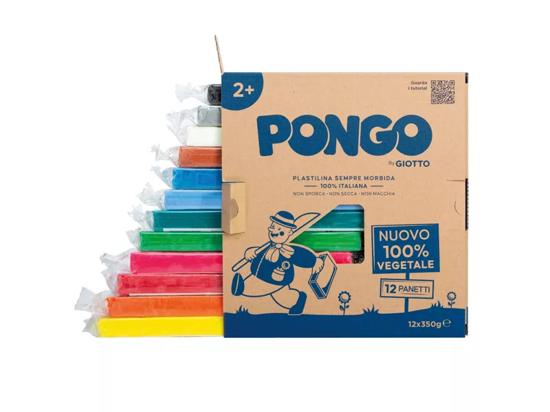 Pongo Giotto Fila - 350 g - F603600 (Assortiti Conf. 12) Pongo Giotto Fila - 350 g - F603600 (Assortiti Conf. 12)