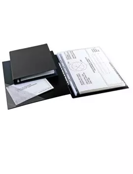 Raccoglitore Sanremo 2000 Sei Rota - A3 Orizzontale - 4 Anelli a D 40 mm - Dorso 6 cm - 34508610 (Nero)
