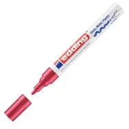 Marcatore Permanente a Vernice 750 Edding - Punta Tonda - 2-4 mm - E-750002 (Rosso)