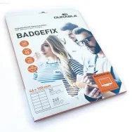 Badge Adesivi Badgefix Durable - 4,6x10,5 cm - 8363-02 (Bianco Conf. 20)