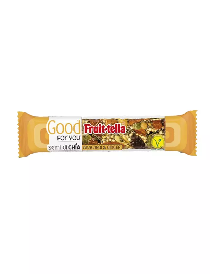 Barretta Good For You Fruit-Tella - 09397200 - 36 g (Anacardi e Ginger Conf. 16) Barretta Good For You Fruit-Tella - 09397200 - 36 g (Anacardi e Ginger Conf. 16)