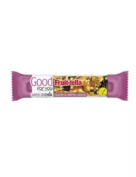 Barretta Good For You Fruit-Tella - 09397300 - 36 g (Ciliegie e Frutti Rossi Conf. 16)
