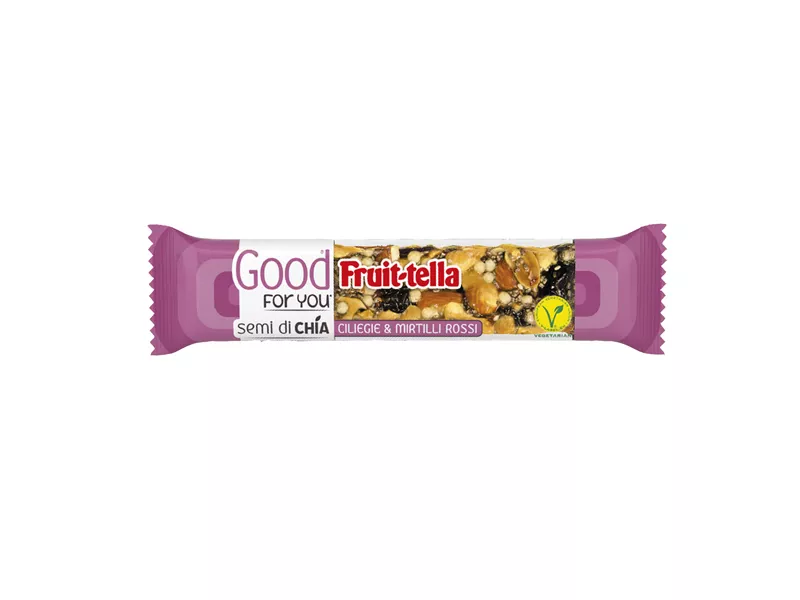 Barretta Good For You Fruit-Tella - 09397300 - 36 g (Ciliegie e Frutti Rossi Conf. 16)