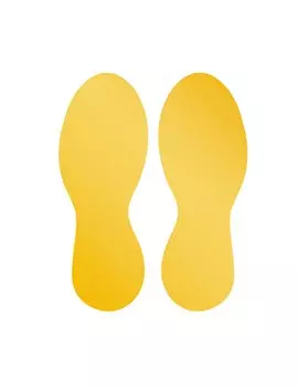 Segnaletica da Terra Durable - Orme - 1047-04 (Giallo Conf. 10)