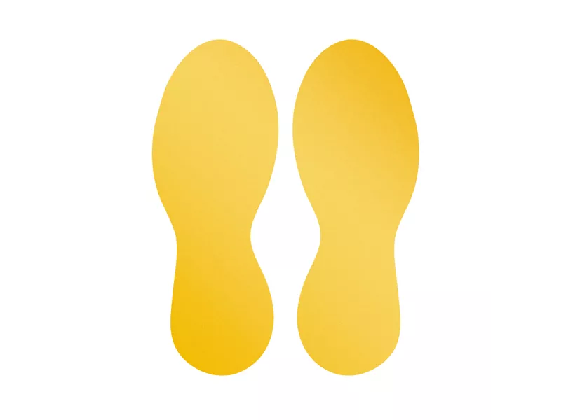 Segnaletica da Terra Durable - Orme - 1047-04 (Giallo Conf. 10)