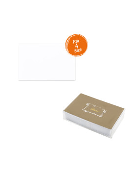 Biglietti Bristol Rex Sadoch - 6,9x10,6 cm - 240 g - 8004 (Bianco Conf. 100)