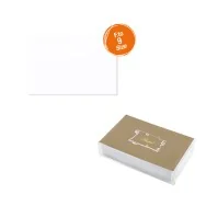 Biglietti Bristol Rex Sadoch - 9x14 cm - 240 g - 8009 (Bianco Conf. 100)