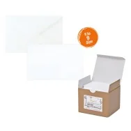 Biglietti e Buste Bristol Rex Sadoch - 9x14 cm - 240 g - 8109 (Bianco Conf. 100)