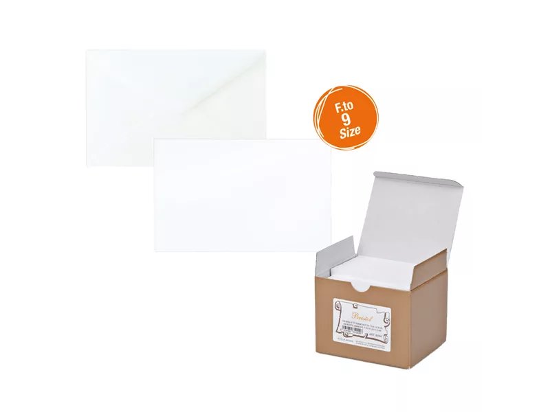 Biglietti e Buste Bristol Rex Sadoch - 9x14 cm - 240 g - 8109 (Bianco Conf. 100)