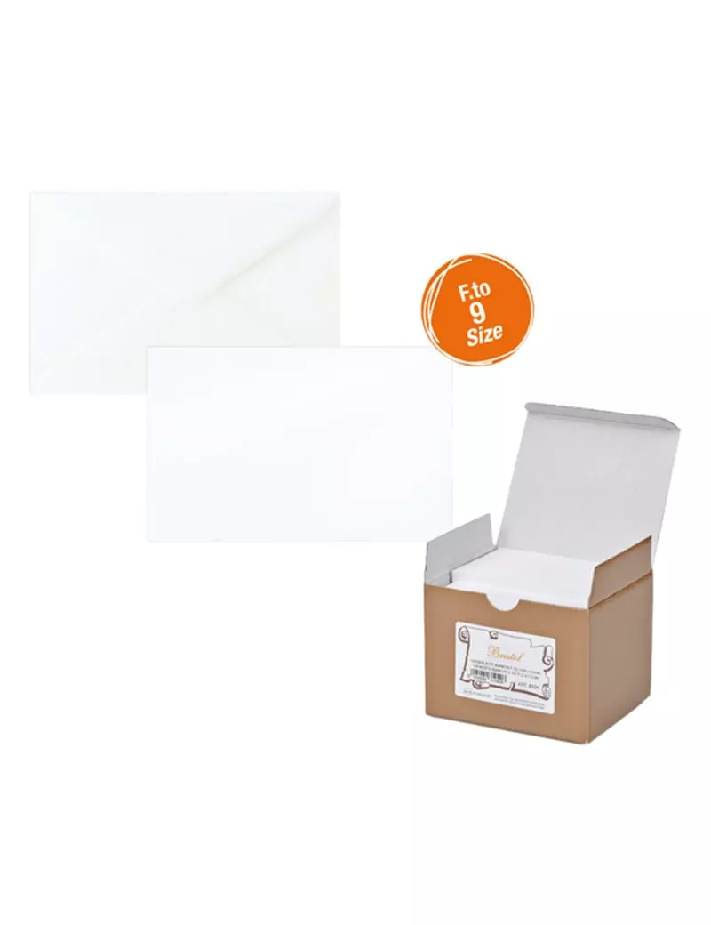 Biglietti e Buste Bristol Rex Sadoch - 9x14 cm - 240 g - 8109 (Bianco Conf. 100) Biglietti e Buste Bristol Rex Sadoch - 9x14 cm - 240 g - 8109 (Bianco Conf. 100)