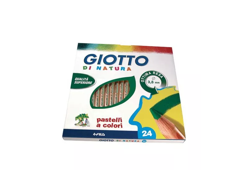 Pastelli Di Natura Giotto Fila - 3,8 mm (Assortiti Conf. 24)