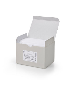 Biglietti e Buste Rex Sadoch - Lutto - 9x14 cm - 8117 (Bianco Conf. 100)