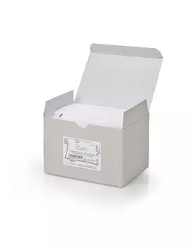 Biglietti e Buste Rex Sadoch - Lutto - 9x14 cm - 8117 (Bianco Conf. 100)