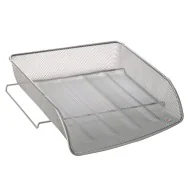 Vaschetta Portacorrispondenza in Rete Metallica Mesh Alba - Frontale - MESHFRA/M (Argento)